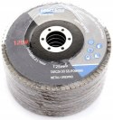 TARCZA DO SZLIFOWANIA DREWNA METALU 125mm LISTKOWA P10 ZESTAW 10szt. KD968