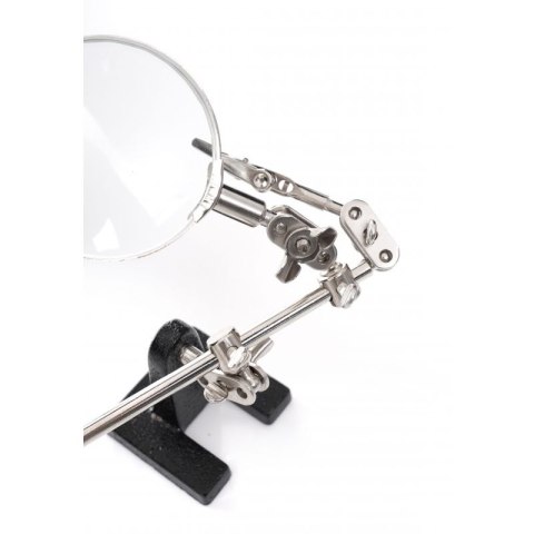 UCHWYT DO PRAC PRECYZYJNYCH "TRZECIA RĘKA" ZESTAW DO LUTOWANIA LUPA KD10454