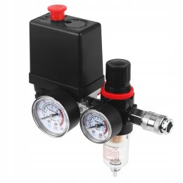 Wyłącznik Ciśnieniowy Presostat Kompresora Odwadniacz 230V 12Bar Kraft&Dele