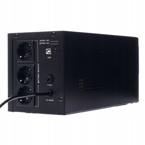 Zasilacz Awaryjny LCD UPS Kraft&Dele 900 W 1500 VA