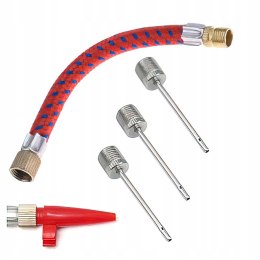 Zestaw Końcówek do Pompki Pompowania Koła Roweru 5 Elementów KRAFT&DELE