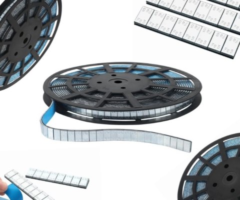 Ciężarki Klejone Powlekane Cynkiem 5g x 1200 Sztuk Felg Rolka Kraft&Dele