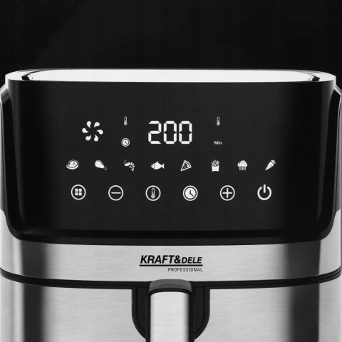 FRYTKOWNICA BEZTŁUSZCZOWA AIRFRYER 8L NIEPRZYWIERAJĄCA KRAFT 12 PROGRAMÓW