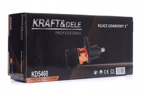 KLUCZ UDAROWY NASADKOWY 1" 4800 Nm PNEUMATYCZNY 6000RPM 6,3 BAR KD5460