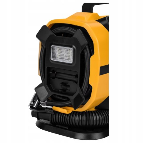 Kompresor Samochodowy Sieciowy LCD 12V 230V 140W 150 PSI 35l/min Kraft&Dele