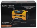 Kompresor Samochodowy Sieciowy LCD 12V 230V 140W 150 PSI 35l/min Kraft&Dele