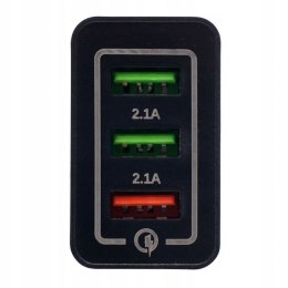 ŁADOWARKA SIECIOWA QUICK CHARGE 3.0 SZYBKA 3XUSB KD1236