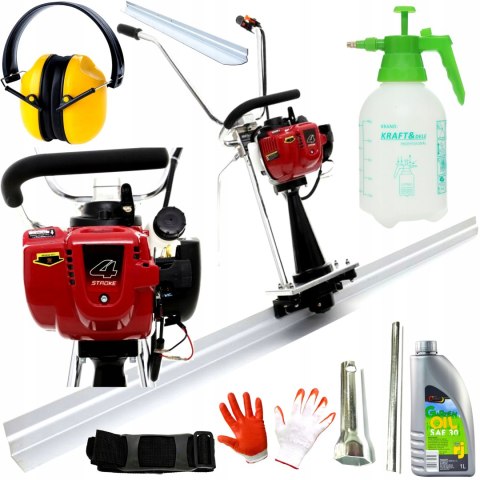 LISTWA WIBRACYJNA SPALINOWA DO WYGŁADZANIA BETONU ŁATA ZACIERACZKA 2M