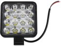 Lampa Robocza Reflektor Cofania Szperacz Kwadrat 30W 16 LED 2500 lm 12-40V