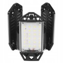 Lampa Warsztatowa Sufitowa 3 Panele Składane LED 90° 80W 8500 lm Kraft&Dele