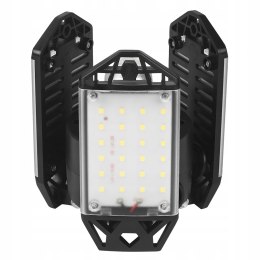 Lampa Warsztatowa Sufitowa 3 Panele Składane LED 90° 80W 8500 lm Kraft&Dele