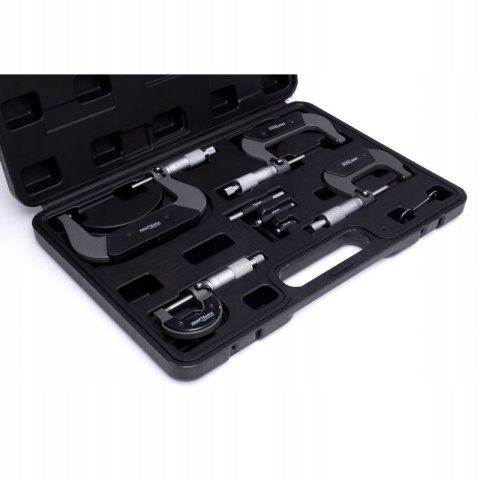 MIKROMETRY 0-100 MM ZESTAW 4 SZTUKI MIKROMIERZ WALIZKA KD10443