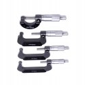 MIKROMETRY 0-100 MM ZESTAW 4 SZTUKI MIKROMIERZ WALIZKA KD10443