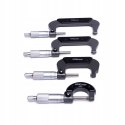 MIKROMETRY 0-100 MM ZESTAW 4 SZTUKI MIKROMIERZ WALIZKA KD10443