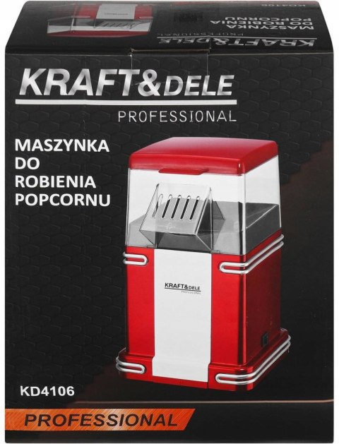 Maszynka do Robienia Popcornu 1500W Kraft&Dele