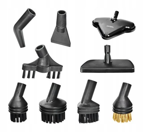 Mop Parowy Myjka Parowa 12w1 2000W 400ml + Akcesoria Końcówki Kraft&Dele