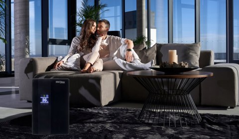 Osuszacz Powietrza Czarny 120W 2000ml 700ml/24h LCD Pilot Kraft&Dele