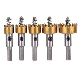 Otwornice Widiowe do Metalu Drewna Stali 5 elementów Kraft&Dele