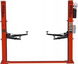 PODNOŚNIK SAMOCHODOWY DWUKOLUMNOWY AUTOMAT 4,2 TONY + KOTWY + OLEJ KD5812