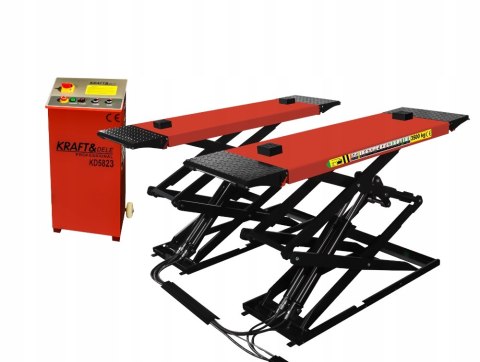 PODNOŚNIK SAMOCHODOWY NOŻYCOWY AUTOMATYCZNY 100CM 3,5T KRAFT&DELE KD5823