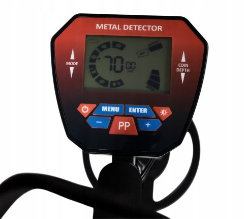 PROFESJONALNY WYKRYWACZ METALI DETEKTOR LCD NOWOCZESNY REGULACJA KD11255