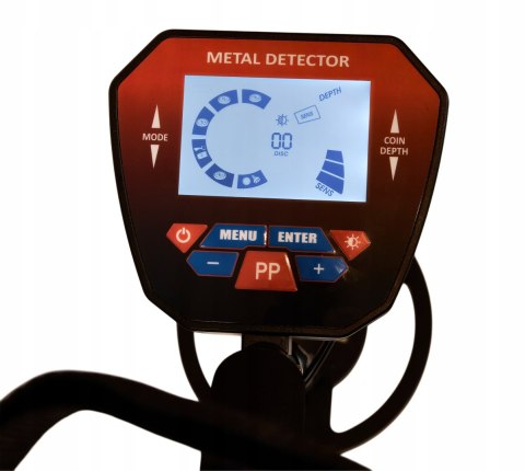 PROFESJONALNY WYKRYWACZ METALI DETEKTOR LCD NOWOCZESNY REGULACJA KD11255