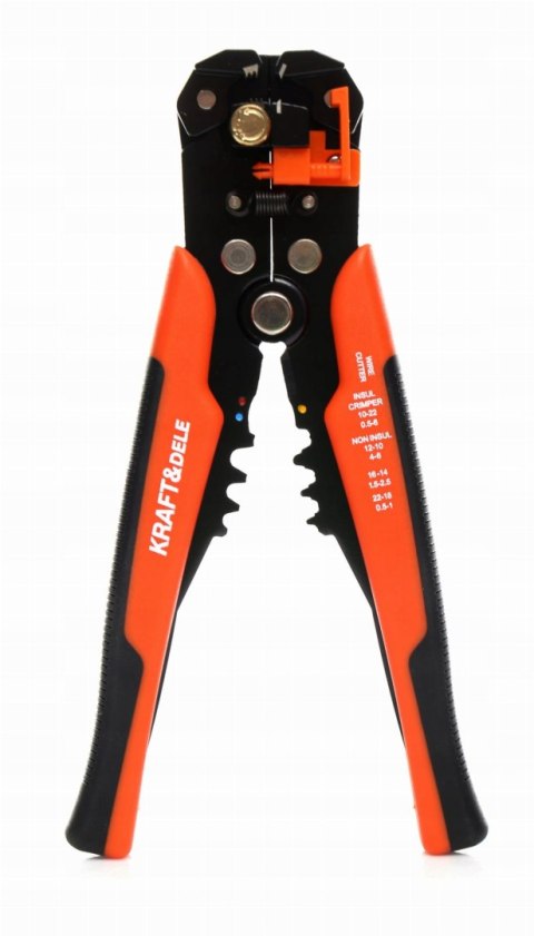 Ściągacz Izolacji Kraft&Dele 0,2 mm² - 6 mm² + Akcesoria