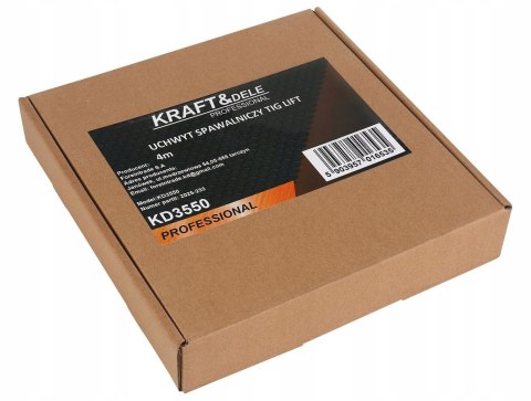 Uchwyt Spawalniczy TIG LIFT 4M Zaworek Przewód Wtyki Kraft&Dele