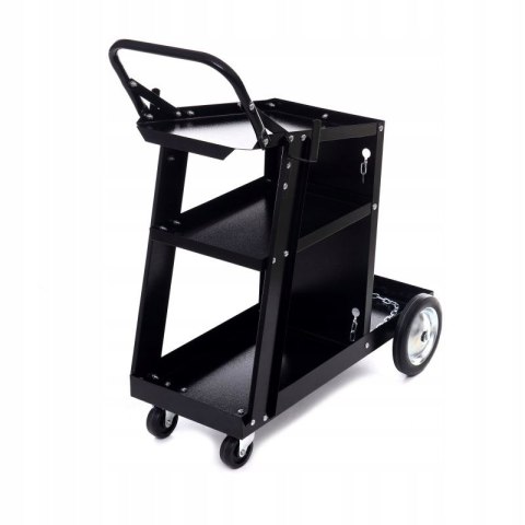 WÓZEK SPAWALNICZY WARSZTATOWY NA KÓŁKACH 75KG PÓŁKA NA BUTLE KD373