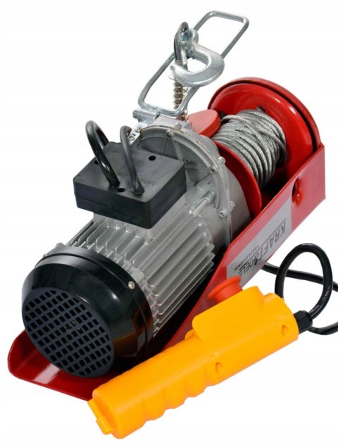 WYCIĄGARKA WCIĄGARKA LINOWA ELEKTRYCZNA 250KG 230V 12M KD1524