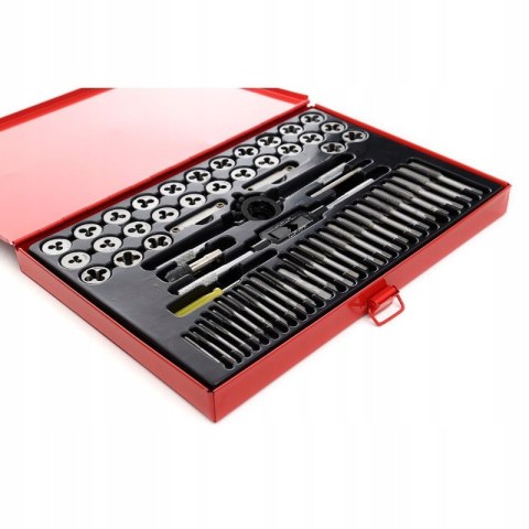 ZESTAW GWINTOWNIKI NARZYNKI M3-M12 60 ELEMENTÓW W WALIZCE KRAFT&DELE