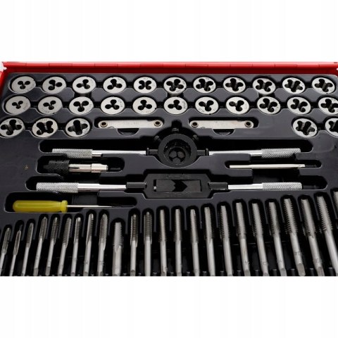 ZESTAW GWINTOWNIKI NARZYNKI M3-M12 60 ELEMENTÓW W WALIZCE KRAFT&DELE