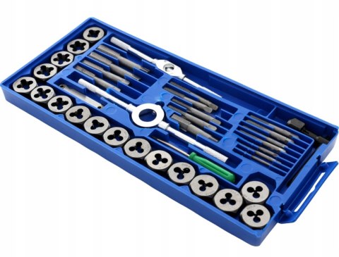 ZESTAW GWINTOWNIKÓW I NARZYNEK M3-M12 40 EL NARZYNKI GWINTOWNIKI KD10289