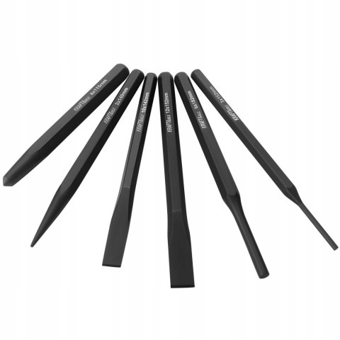 Zestaw Wybijaków Przecinaków Punktaków CR-V 6 Sztuk Kraft&Dele