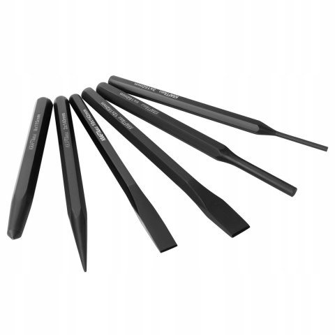 Zestaw Wybijaków Przecinaków Punktaków CR-V 6 Sztuk Kraft&Dele