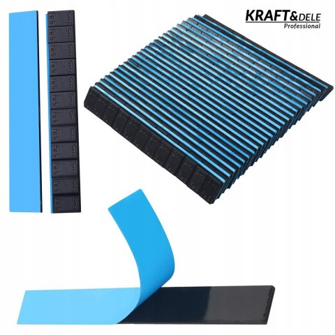Ciężarki Klejone do Felg Aluminiowych 12x5 g 100 Sztuk Kraft&Dele