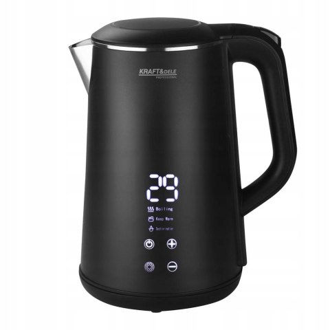 Czajnik Elektryczny Regulacja Temperatury 1,6L 1500W Dotykowy Kraft&Dele