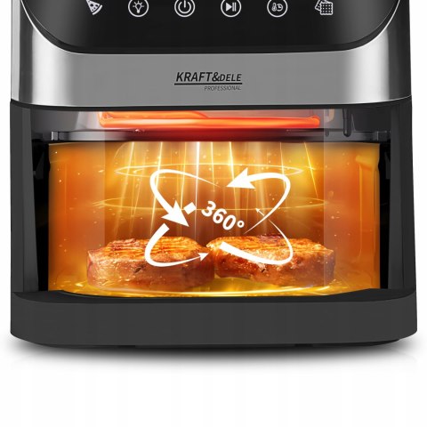 FRYTKOWNICA FRYTOWNICA BEZTŁUSZCZOWA AIRFRYER DUŻA 10 PROGRAMÓW 6L KD4108