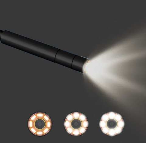 Kamera Inspekcyjna Endoskop 5m Full HD Wyświetlacz LCD USB LED IP68 do Rur