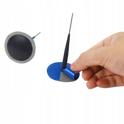 Kołki do Naprawy Opon z Łatką 6 mm 10 sztuk Plug Patch Gum Tyre Kraft&Dele