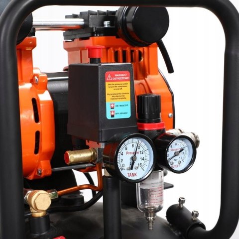 Kompresor Bezolejowy Kraft&Dele 8 Bar 50L 2000W 2800 RPM 290 l/min