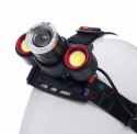 Latarka Czołowa Zoom 2000X Led T6 Cree 4 Tryby Czołówka Bateria Kraft&Dele