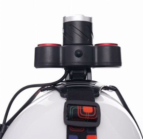 Latarka Czołowa Zoom 2000X Led T6 Cree 4 Tryby Czołówka Bateria Kraft&Dele