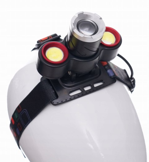Latarka Czołowa Zoom 2000X Led T6 Cree 4 Tryby Czołówka Bateria Kraft&Dele
