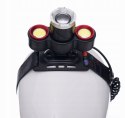 Latarka Czołowa Zoom 2000X Led T6 Cree 4 Tryby Czołówka Bateria Kraft&Dele
