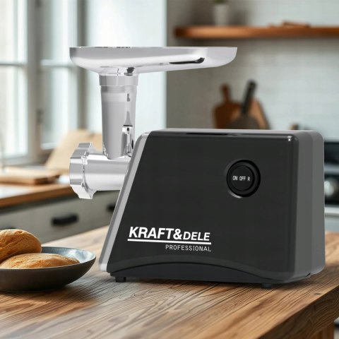 Maszynka do Mielenia Mięsa 230V 2000W + Akcesoria Kraft&Dele