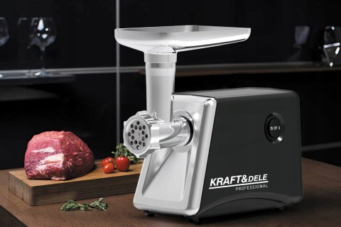 Maszynka do Mielenia Mięsa 230V 2000W + Akcesoria Kraft&Dele
