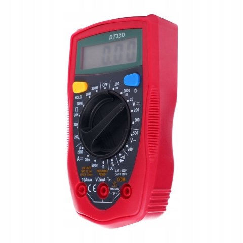 Multimetr Miernik Cyfrowy Uniwersalny Woltomierz LCD Kraft&Dele