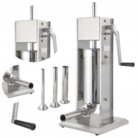 NADZIEWARKA DO KIEŁBAS WĘDLIN 5KG WYCISKARKA MIĘSA DO KIEŁBASY DUŻA KD4132