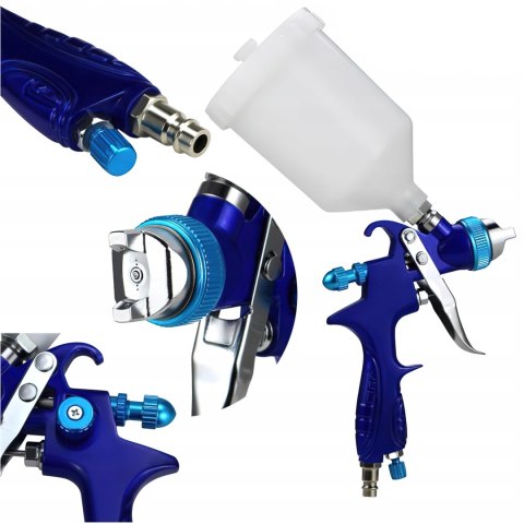 Pistolet Lakierniczy Malarski 1,3 mm 600 ml 2,5-4 Bar 170 l/min Kraft&Dele